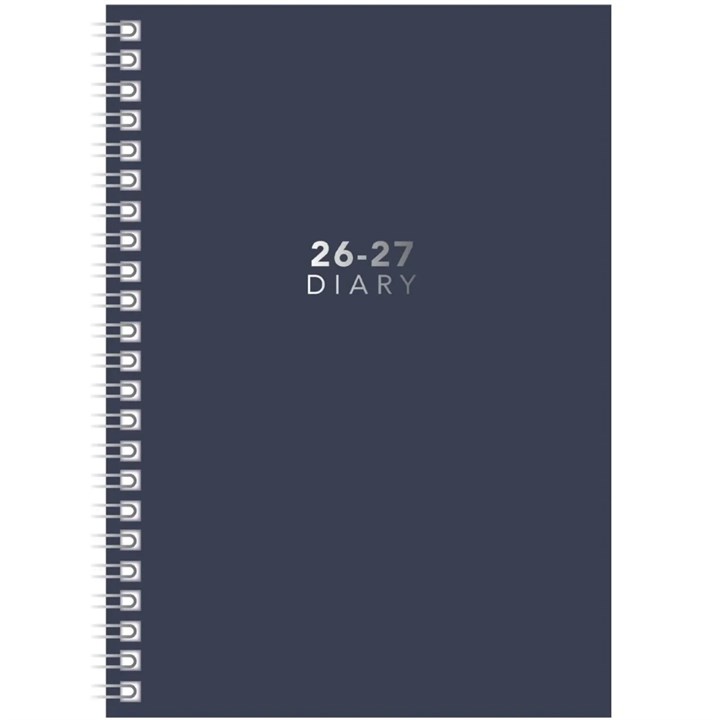 Black Academic Week To View A5 Diary 2026 – 2027