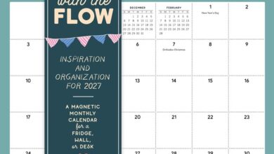 Go With the Flow Magnetic Desk Pad 2027