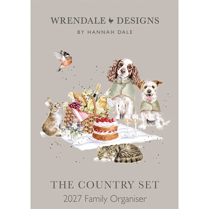 Wrendale Designs, The Country Set A3 Family Organiser 2027