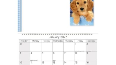 Puppies Memo Calendar & Shopping Pad 2027