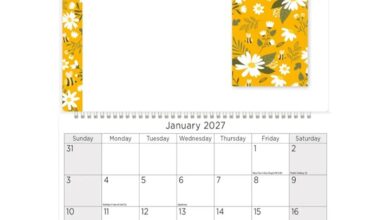 Bees Memo Calendar & Shopping Pad 2027