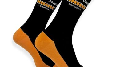 B/Dad Jokes Loading Socks - Size 7 - 11