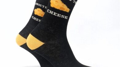 Addicted to Cheese Socks - Size 4 - 8