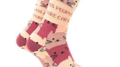 Less People More Cats Socks - Size 4 - 8