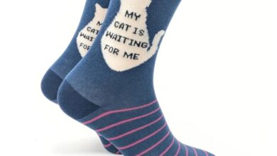 My Cat is Waiting for Me Socks - Size 4 - 8