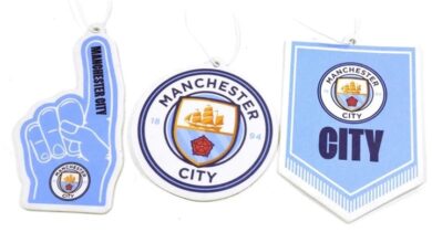 Manchester City FC 3 Pack Air Freshener