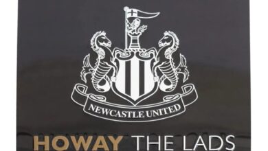 Newcastle United FC Howay the Lads Tunnel Sign