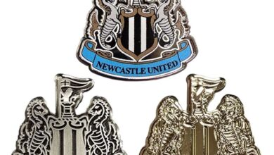 Newcastle United FC 3 Piece Lapel Badge Set
