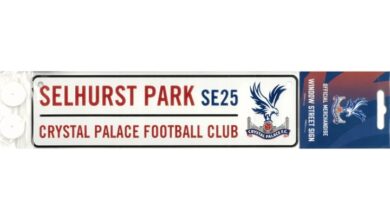 Crystal Palace FC Window Street Sign