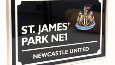 Newcastle United FC LED Street Sign Light