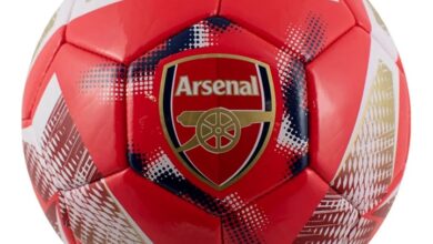 Arsenal FC Spiral Football Size 3 Deflated