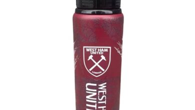 West Ham United FC Aluminium Print Water Bottle