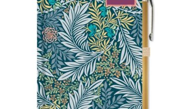 Floral Foil Slim Diary with Pen 2027