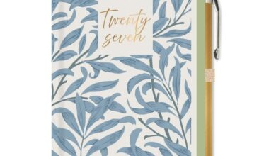 Twenty Seven Foil Slim Diary with Pen 2027