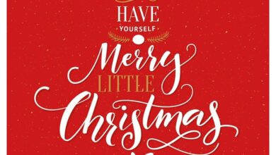 Merry Little Christmas Mini & Easel Calendar Gift Wrap Envelope