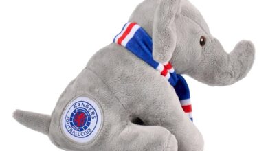 Rangers FC Elephant Plush