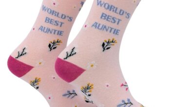 World's Best Auntie Socks - Size 4 - 8