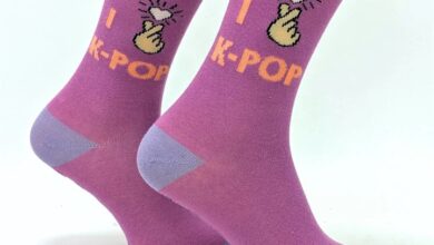 I Heart K-Pop Socks - Size 4 - 8