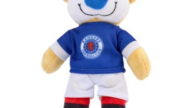 Rangers FC Broxi Bear Plush