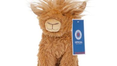 Rangers FC Highland Cow Plush