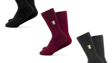 Aston Villa FC 3 Pack Dress Sock Set - Size 7 - 11