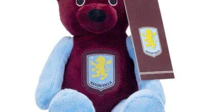 Aston Villa FC Beanie Bear