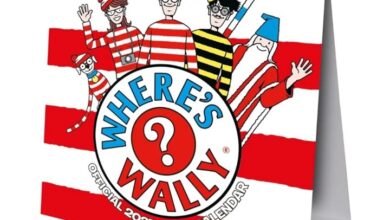 Where's Wally? Easel Desk Calendar 2027