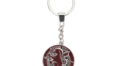 Aston Villa FC Fidget Spinning Keyring