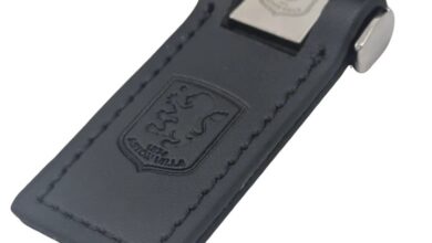 Aston Villa FC Leather Keyring