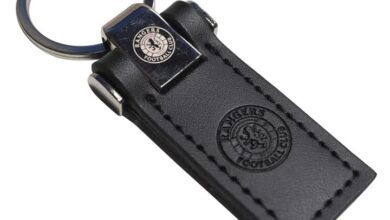 Rangers FC Leather Keyring