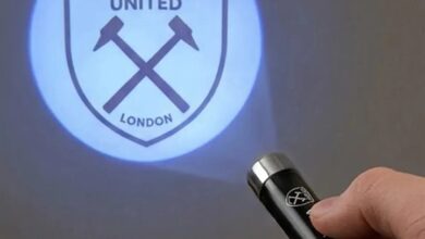 West Ham United FC Logo Projection Keyring
