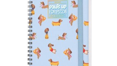 Dachshund Pizza A5 Diary 2027