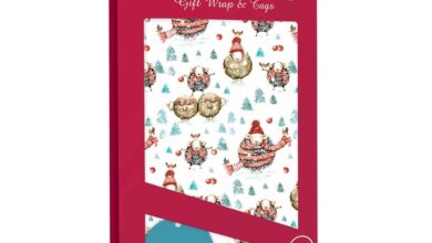 Wrapped Up Sheep Christmas Wrap & Tags