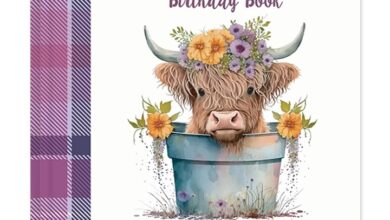 Highland Cow Address & Birthday Book