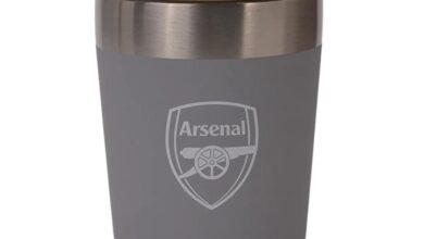 Arsenal FC Travel Cup with Bamboo Lid