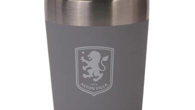 Aston Villa FC Travel Cup with Bamboo Lid