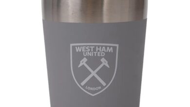 West Ham United FC Travel Cup with Bamboo Lid