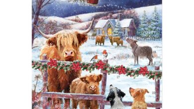 Winter Friends Traditional Advent Calendar