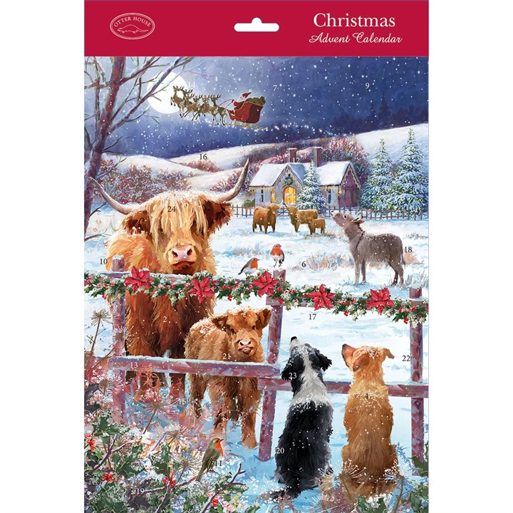 Winter Friends Traditional Advent Calendar