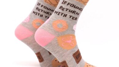 If Found Return With Tea Socks - Size 4 - 8