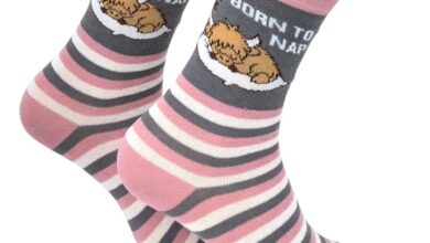 Born to Nap Socks - Size 4 - 8