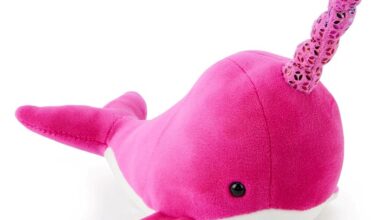 Pink Narwhal Plush