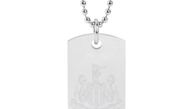 Newcastle United FC Stainless Steel Dog Tag