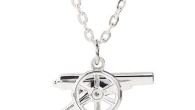 Arsenal FC Silver Plated Pendant in Gift Box