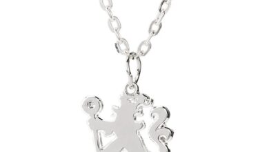 Chelsea FC Silver Plated Pendant in Gift Box