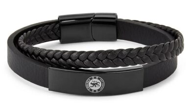 Chelsea FC Engraved Leather Bracelet with Gift Box