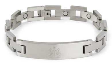 Newcastle United FC Stainless Steel Bracelet in Gift Box