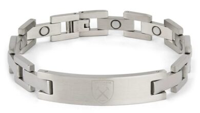West Ham United FC Stainless Steel Bracelet in Gift Box