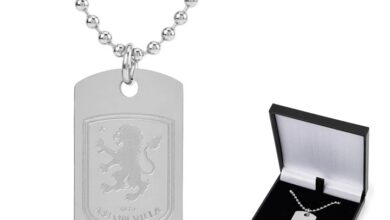 Aston Villa FC Stainless Steel Dog Tag