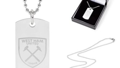 West Ham United FC Stainless Steel Dog Tag